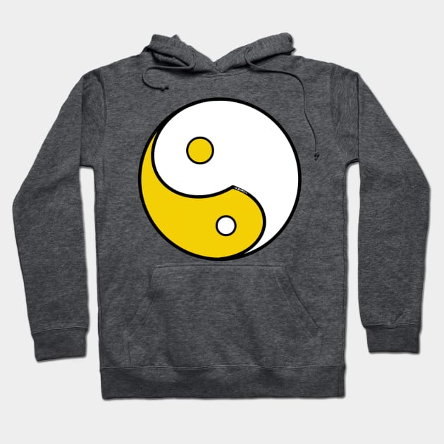 Yin Yang #21 Hoodie by Wolfgon Designs